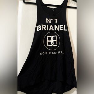 Brian Litchenberg Brianel Black Muscle Tee Men's Size Medium